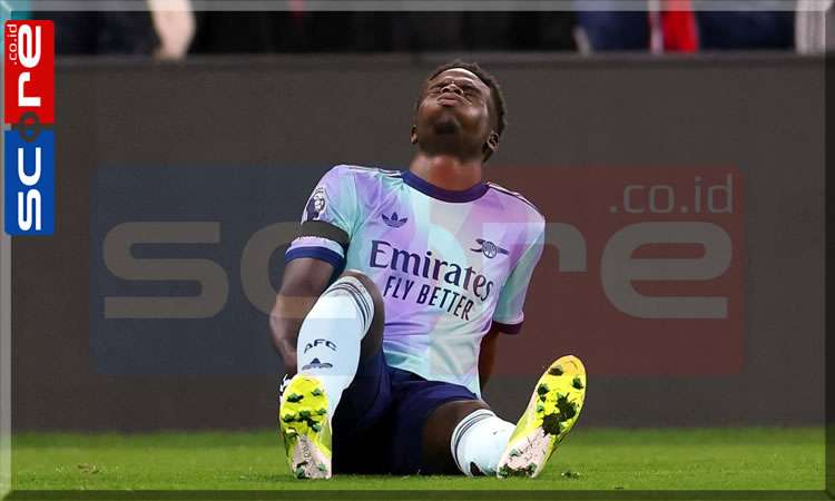 Bukayo Saka Absen-Arsenal Kritis