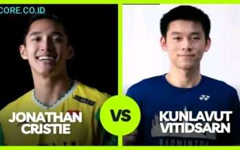 Jonathan Christie vs Kunlavut Vitidsarn World Tour Final 2024: Prediksi Akurat SCORE.CO.ID