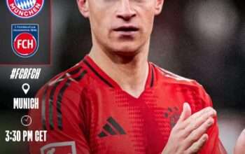 Prediksi Skor Bayern Munchen vs FC Heidenheim Pekan ke-13 Versi SCORE.CO.ID