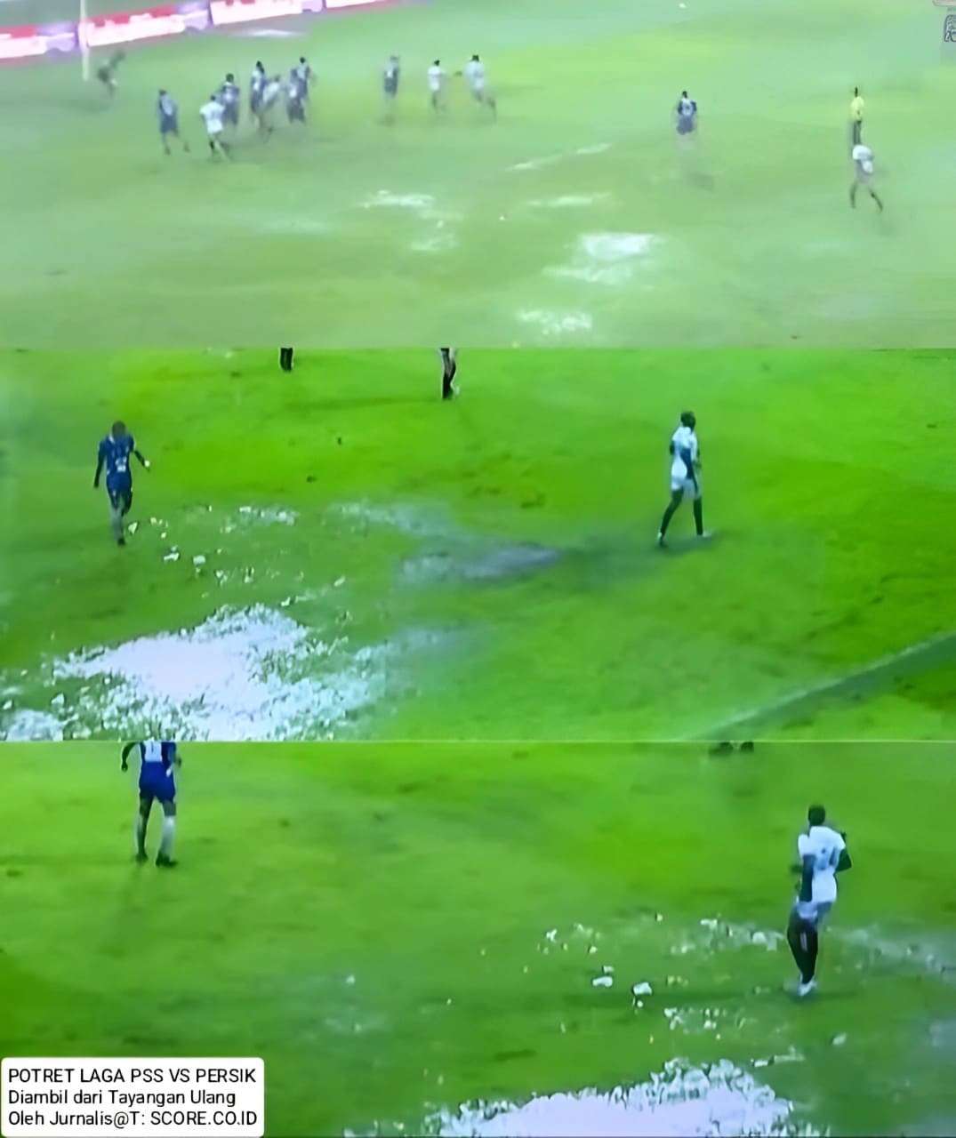 Pelatih PSS Sleman Marah Karena Lapangan Becek Dalam Lanjutan Liga 1