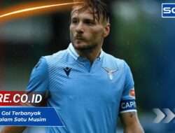 Pencetak Gol Terbanyak Serie A Dalam Satu Musim : Higuaín dan Immobile