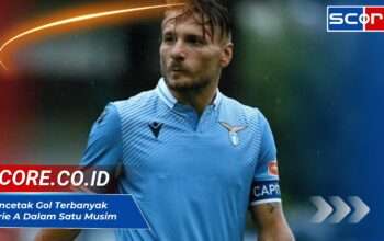 Pencetak Gol Terbanyak Serie A Dalam Satu Musim : Higuaín dan Immobile