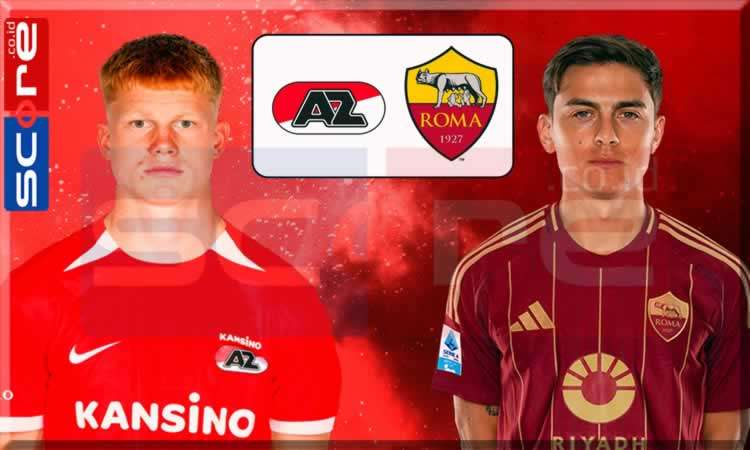 Prediksi Skor AZ Alkmaar vs AS Roma