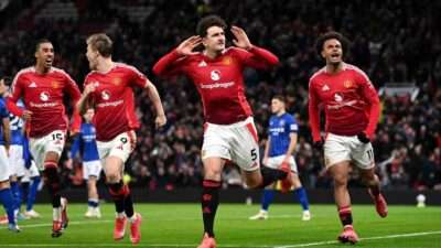 Harry Maguire Jadi Penyelamat MU Saat Lawan Ipswich Town