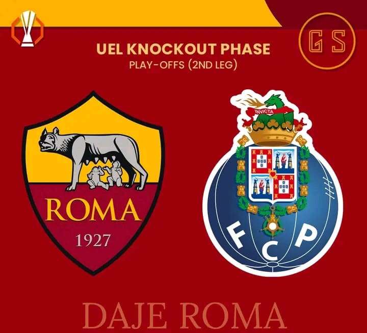 Prediksi Skor AS Roma vs FC Porto