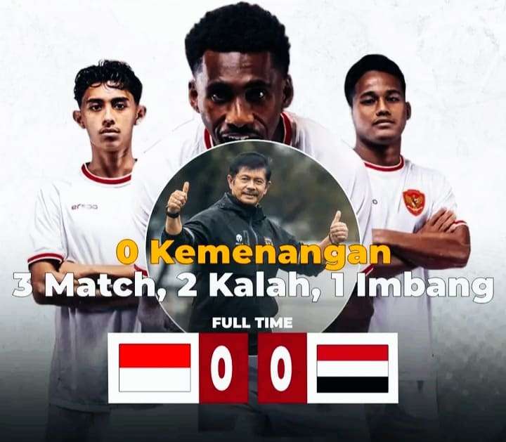 Indra Sjafri Minta Maaf Atas Kegagalan di Piala Asia U20
