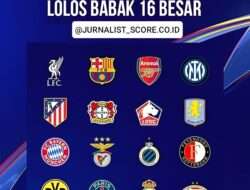 Jadwal Babak 16 Besar UCL 2024/2025, Drawing dan Link Live Streaming