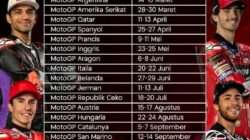 Jadwal MotoGP 2025: Ada Pembalap Baru dan Indonesia Jadi Arena Sirkuitnya Jadwal MotoGP 2025 Lengkap