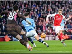 Arsenal Menang Telak atas Manchester City 5-1 di Liga Inggris