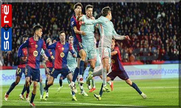 Hasil Copa del Rey Barcelona dan Atletico Madrid 4-4