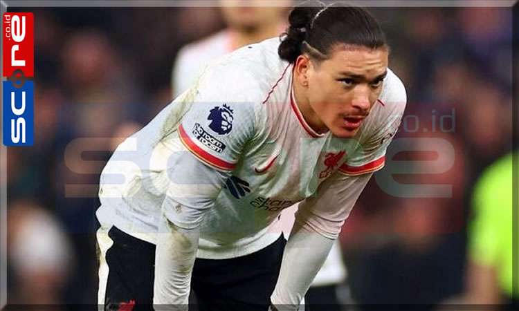 Darwin Nunez di Laga Melawan Aston Villa