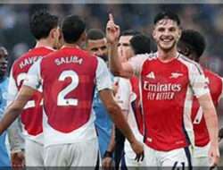 Gawang Manchester City Dibobol Arsenal 5 Kali 