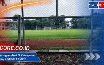 Lapangan Blok S Kebayoran Baru, Tempat Favorit Pecinta Sepak Bola