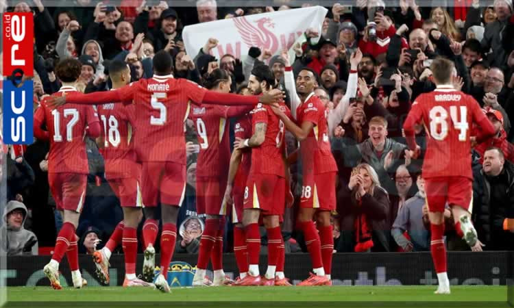 Liverpool Menang 4-0 Tottenham