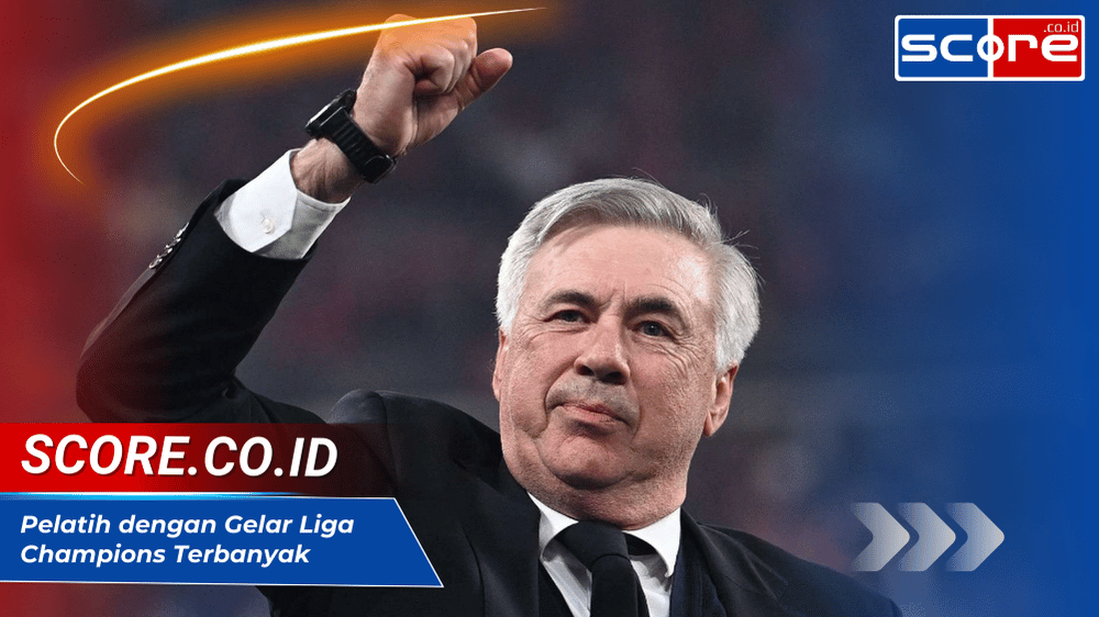 Pelatih dengan Gelar Liga Champions Terbanyak