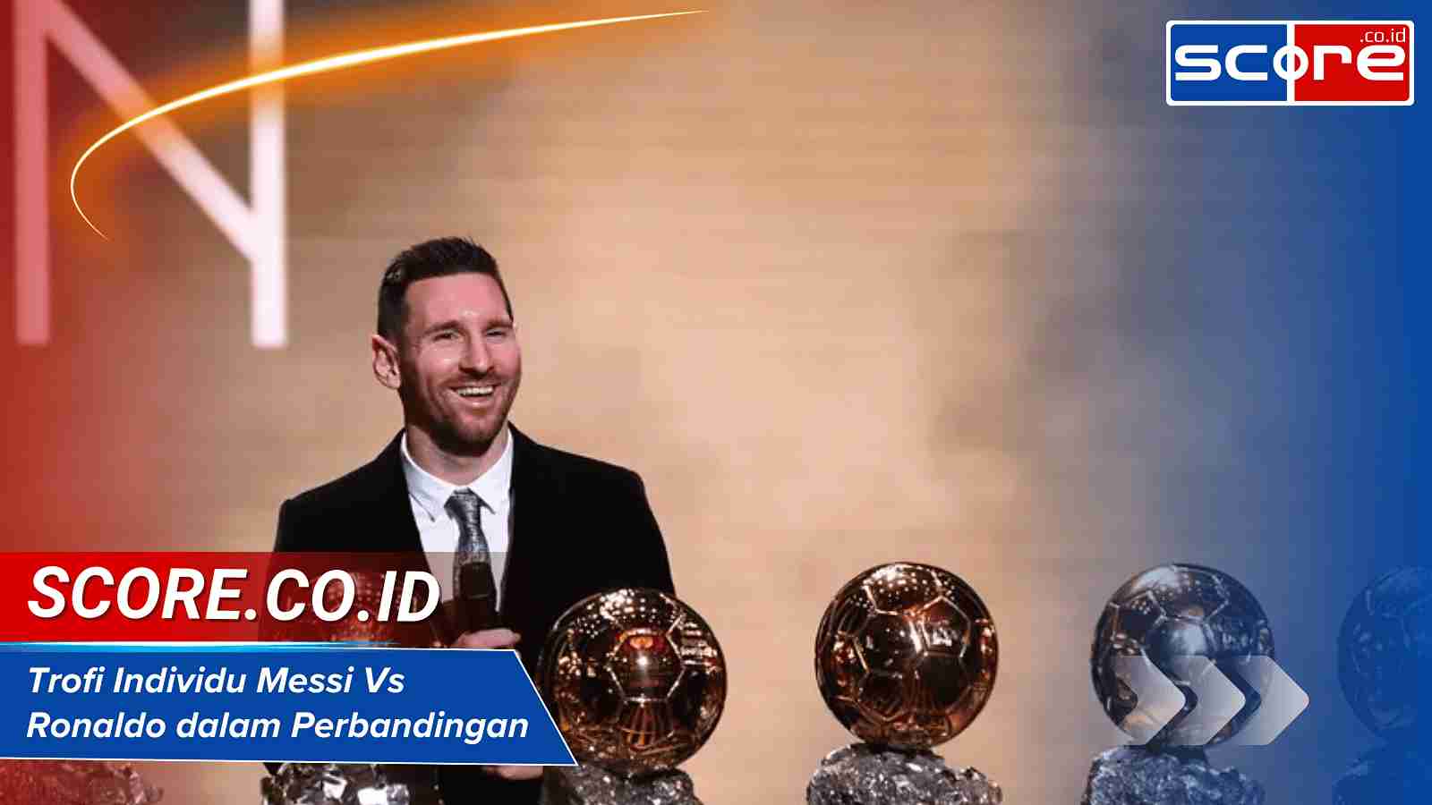 Trofi Individu Messi vs Ronaldo