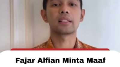 Fajar Alfian Minta Maaf Lakukan Body Shaming di Sosial Media
