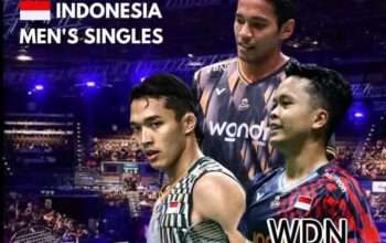 Tunggal Putra Unggulan di All England 2025 Versi SCORE.CO.ID