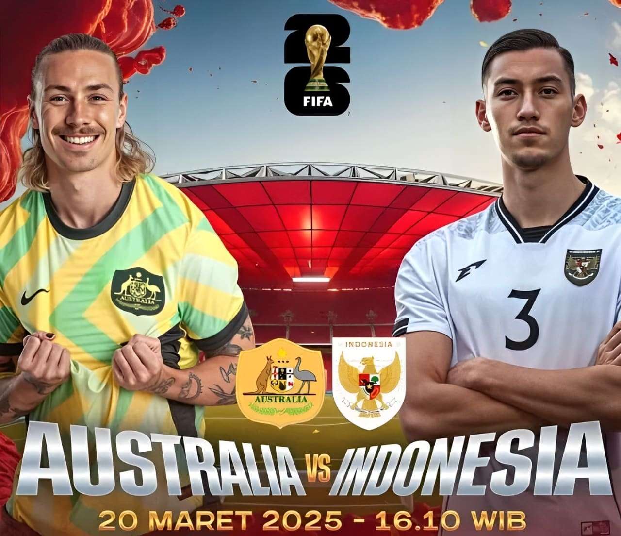Prediksi Susunan Indonesia vs Australia