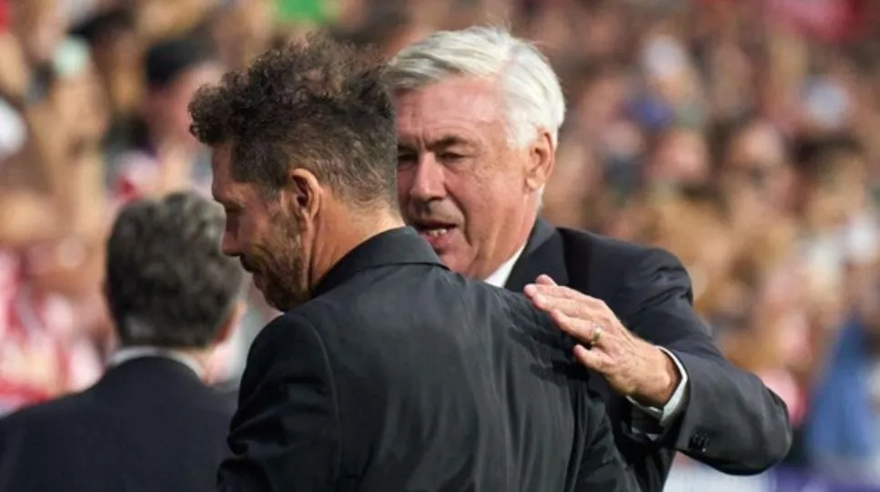 Ancelotti dan Diego Simeone