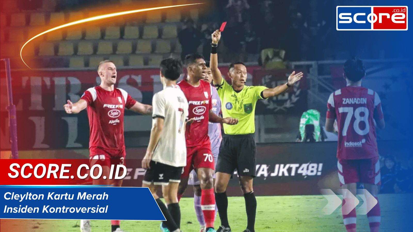 Cleylton Kartu Merah: Insiden Kontroversial di Lapangan Hijau