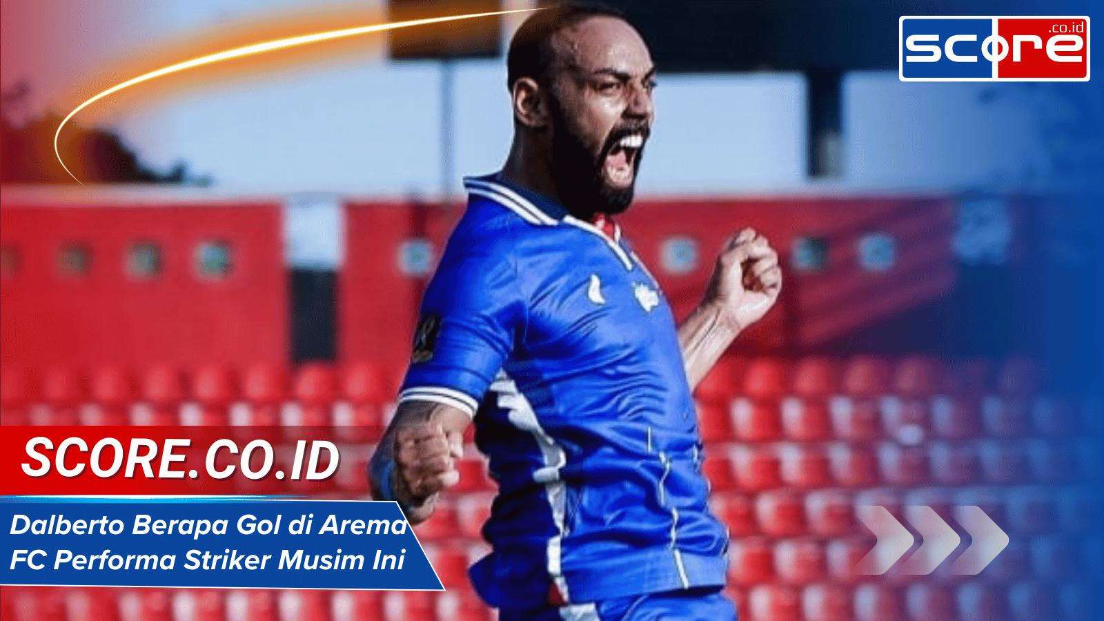 Dalberto Berapa Gol di Arema FC: Performa Striker Musim Ini