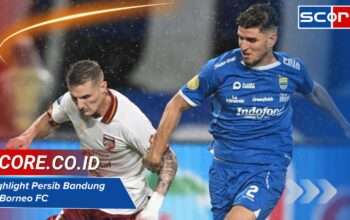 Highlight Persib Bandung vs Borneo FC: Momen Terbaik Pertandingan Epik