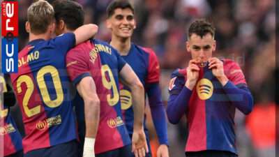 Barcelona Tertolong Kartu Merah