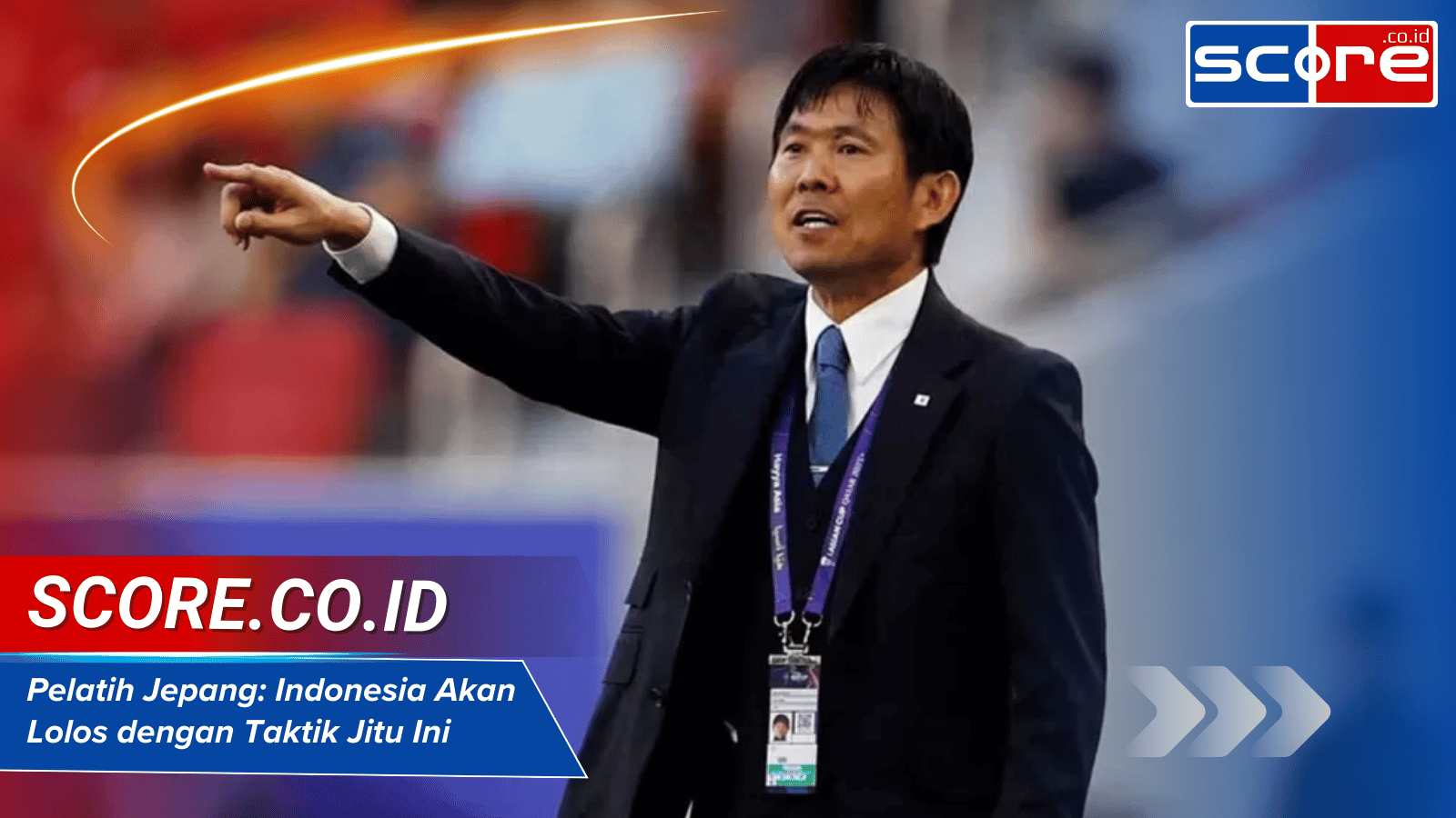 Pelatih Jepang Indonesia Akan Lolos dengan Taktik Jitu Ini