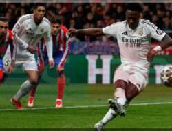 Penalti Vinicius Gagal! Drama 120 Menit Atletico vs Madrid
