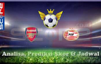 Prediksi Skor Arsenal vs PSV Eindhoven 12 Maret 2025