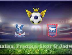 Prediksi Skor Crystal Palace vs Ipswich Town 08 Maret 2025