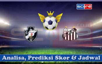 Prediksi Skor Vasco da Gama vs Santos 31 Maret 2025