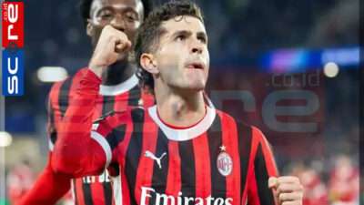 Rekor Christian Pulisic Saat AC Milan Menang 2-1 atas Como