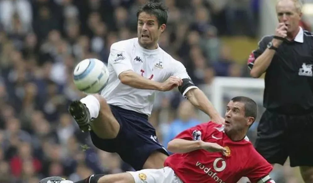Roy Keane and Jamie Redknapp