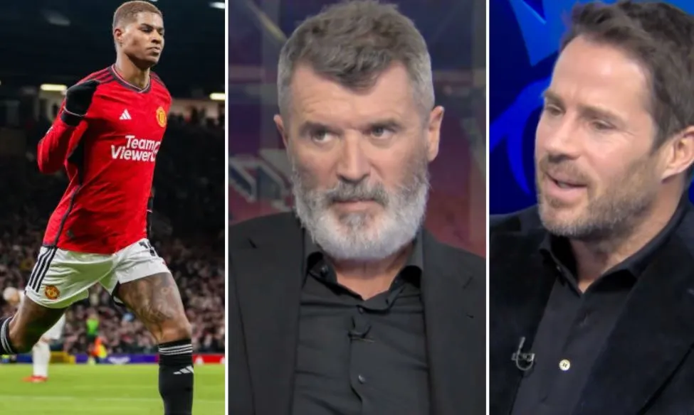 Roy Keane and Jamie Redknapp