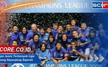 Siapa Juara Terbanyak Liga Jepang Sepanjang Sejarah Kompetisi