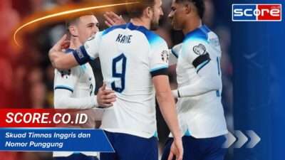 Skuad Timnas Inggris dan Nomor Punggung: Daftar Terbaru