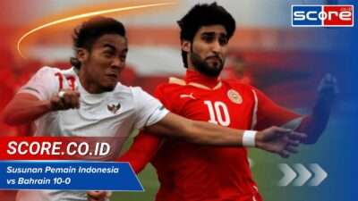 Susunan Pemain Indonesia vs Bahrain 10-0 