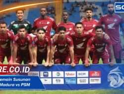 Susunan Pemain Madura vs PSM Terbaru 2025