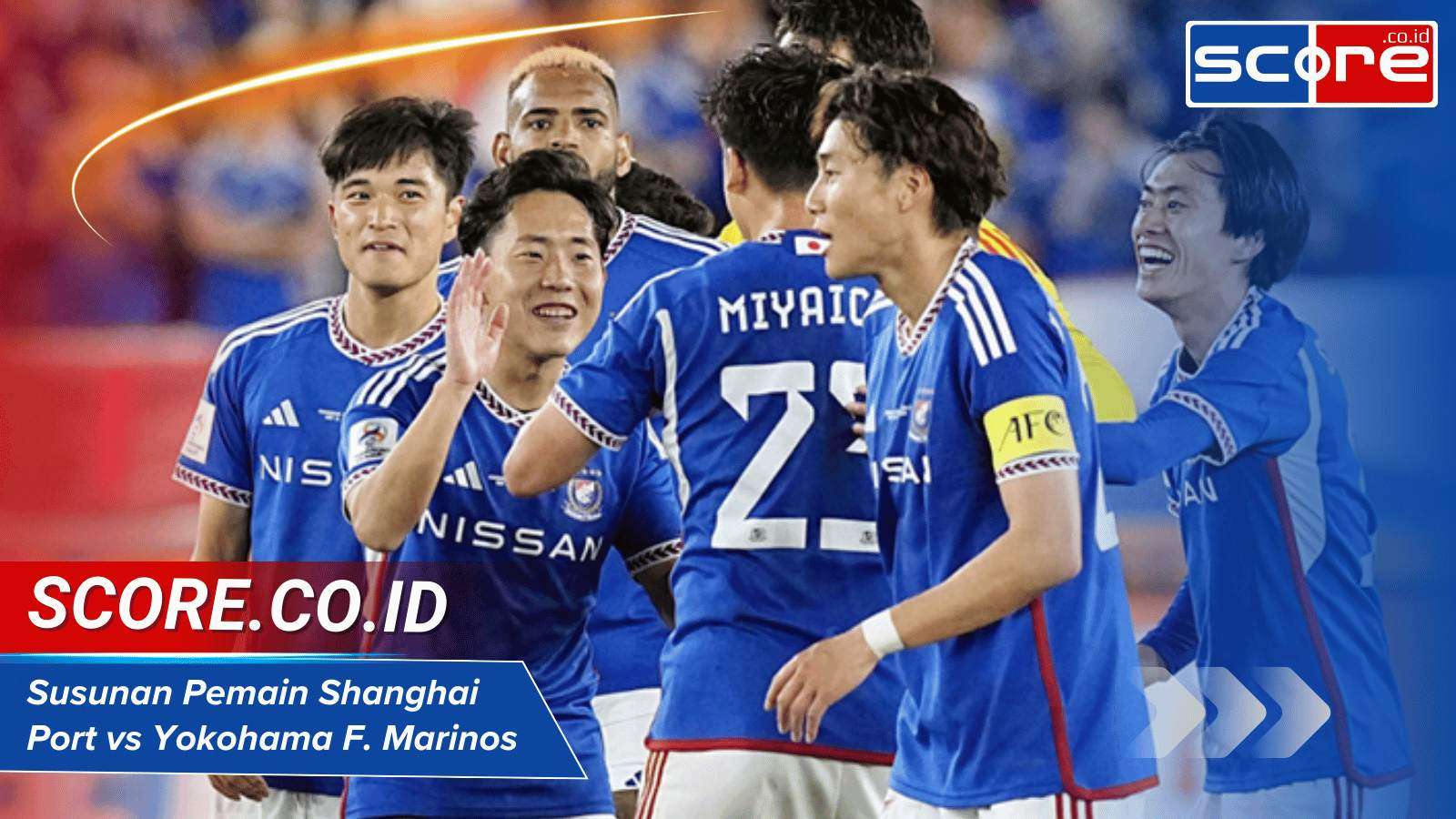 Susunan Pemain Shanghai Port vs Yokohama F. Marinos