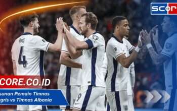 Susunan Pemain Timnas Inggris vs Timnas Albania di Kualifikasi Piala Dunia 2026