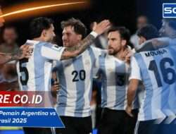 Susunan Pemain Tim Nasional Sepak Bola Argentina vs Timnas Brasil 2025