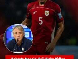 Roberto Mancini Puji Rizky Ridho: Coba Kalo Bukan Lahir di Indonesia, Dia Sudah Main di Eropa