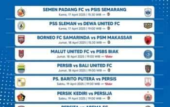 Jadwal Liga 1 Indonesia Pekan ke-29 Musim 2024/2025 dan Link Live Streaming
