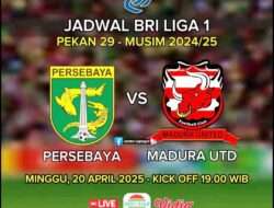 Prediksi Skor Persebaya Surabaya vs Madura United Pekan ke 29: 20 April 2025