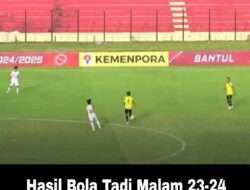 Hasil Bola Tadi Malam 23-24 April 2025 Versi SCORE.CO.ID