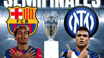 Prediksi Skor Barcelona vs Internazionale Semifinal Leg 1