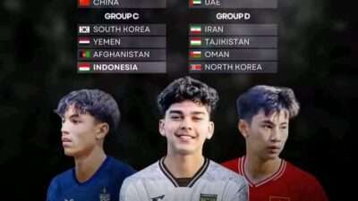 Jadwal Indonesia di Piala Asia U17