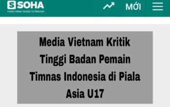 Media Vietnam Kritik Tinggi Badan Pemain Timnas Indonesia di Piala Asia U17